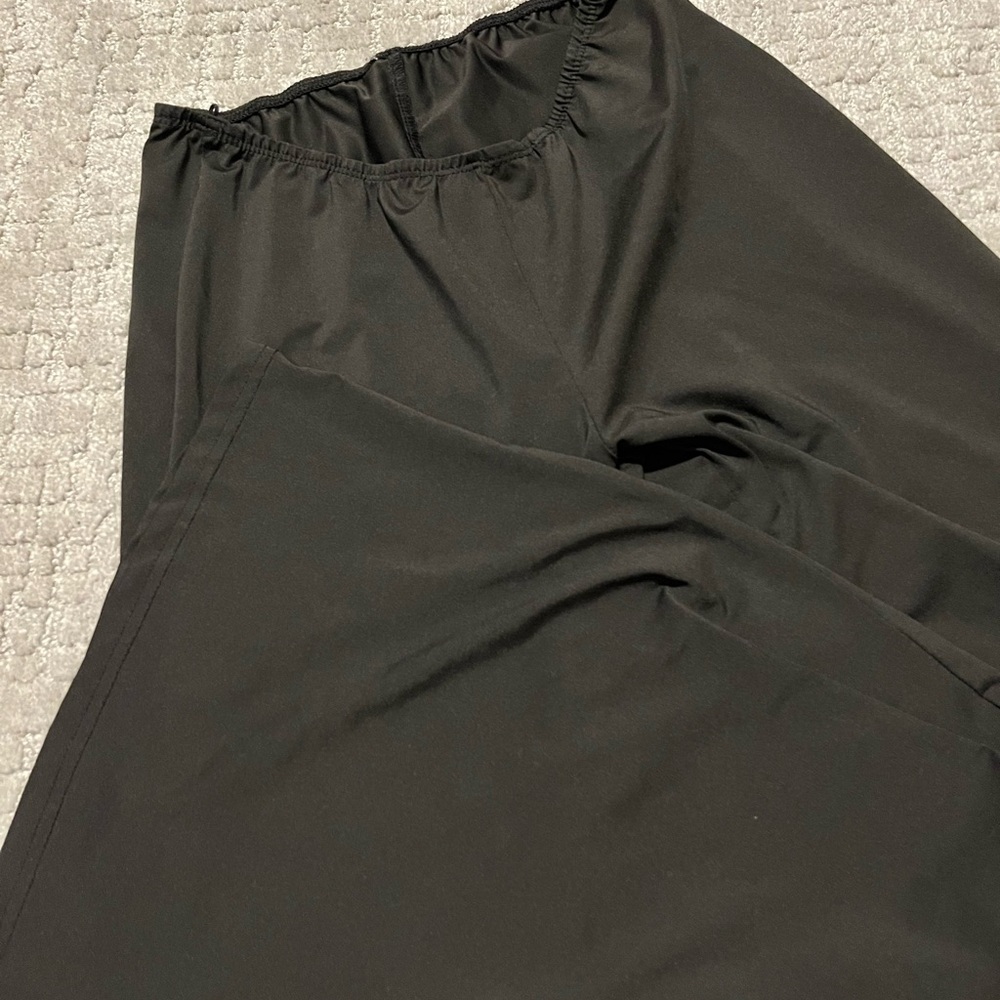 Black flare pants
